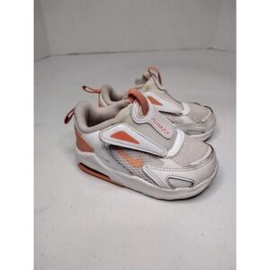 Nike Air Max Toddler Shoes Size‎ 6C White Orange Sneakers